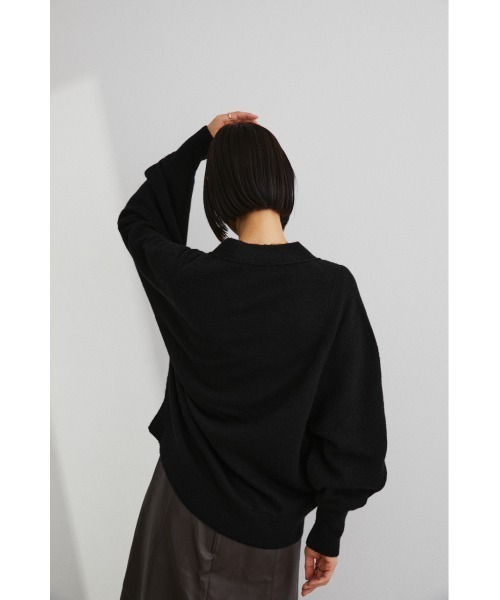 STYLEMIXER(スタイルミキサー)の「ミックスモヘアカーディガン(カーディガン/ボレロ・レディース・ブラック/ベージュ/グリーン・FREE)」の6枚目の写真