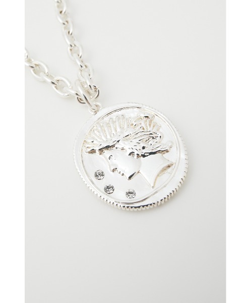 THROW by SLY（スローバイスライ）の「THROW CHAIN MEDAL N/C チェーン メダル ネックレス（ネックレス・レディース・ゴールド/シルバー・FREE）」の14枚目の写真