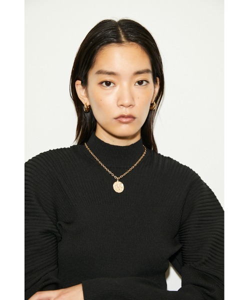 THROW by SLY（スローバイスライ）の「THROW CHAIN MEDAL N/C チェーン メダル ネックレス（ネックレス・レディース・ゴールド/シルバー・FREE）」の9枚目の写真