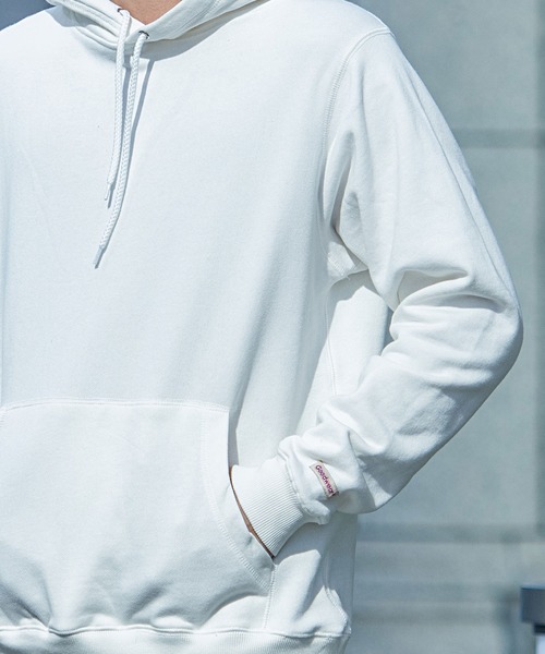Goodwear(グッドウェア)の「『Goodwear/グッドウェア』WEB別注 USAコットン裏毛プルパーカー(パーカー・メンズ・ブラック/ベージュ/グレー/オフホワイト/カーキ/グレイッシュベージュ/ネイビー/チャコールグレー・S/M/L/XL)」の21枚目の写真