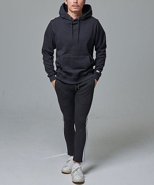 Goodwear(グッドウェア)の「『Goodwear/グッドウェア』WEB別注 USAコットン裏毛プルパーカー(パーカー・メンズ・ブラック/ベージュ/グレー/オフホワイト/カーキ/グレイッシュベージュ/ネイビー/チャコールグレー・S/M/L/XL)」の22枚目の写真