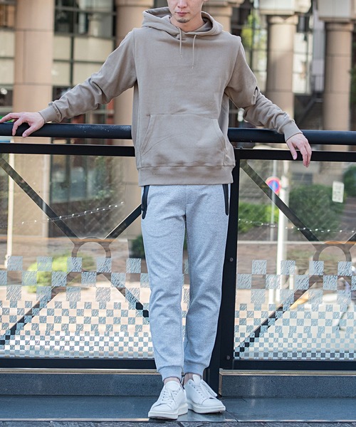 Goodwear(グッドウェア)の「『Goodwear/グッドウェア』WEB別注 USAコットン裏毛プルパーカー(パーカー・メンズ・ブラック/ベージュ/グレー/オフホワイト/カーキ/グレイッシュベージュ/ネイビー/チャコールグレー・S/M/L/XL)」の19枚目の写真