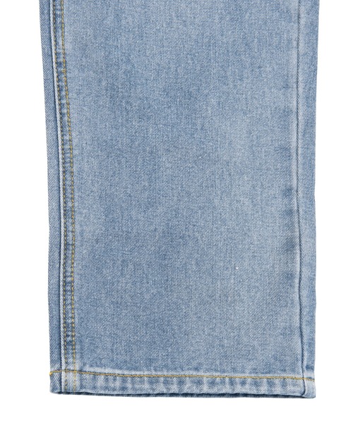 PUNYUS（プニュズ）の「ダメージレギュラーデニムパンツ（デニムパンツ・レディース・ライトブルー/ブラック・2/3/4/1）」の8枚目の写真