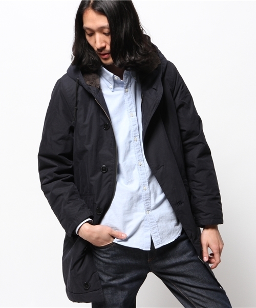 OUTLET(アウトレット)の「【Ciaopanic】中ボアミリタリーコート(ミリタリージャケット・メンズ・ブラック/アイボリー・LARGE/MEDIUM)」の6枚目の写真