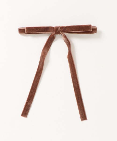 apres jour（アプレジュール）の「【apres jour×ARIAZ】ベロアリボンヘアピン（ヘアピン・レディース・ブラック/ベージュ/ダークブラウン/ボルドー/モカ/スモークピンク・FREE）」の11枚目の写真