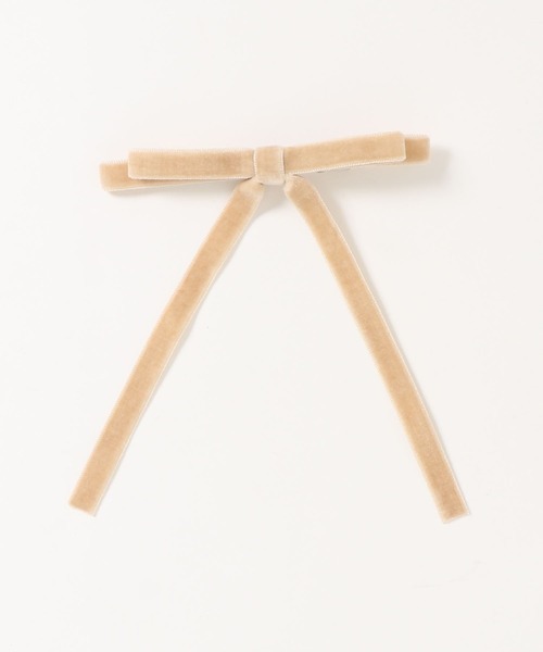 apres jour（アプレジュール）の「【apres jour×ARIAZ】ベロアリボンヘアピン（ヘアピン・レディース・ブラック/ベージュ/ダークブラウン/ボルドー/モカ/スモークピンク・FREE）」の12枚目の写真