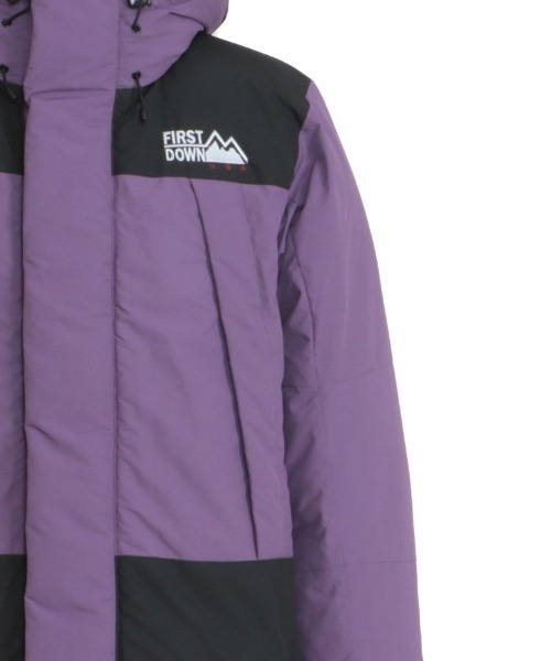 FIRST DOWN（ファーストダウン）の「【FIRST DOWN】WRAP DOWN PARKA（ダウンジャケット/コート・メンズ・パープル・M/XL/L）」の7枚目の写真