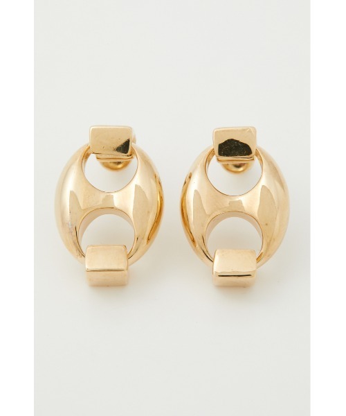 SLY(スライ)の「2HOLE P/EARRING ピアス(ピアス(両耳用)・レディース・ゴールド/シルバー・FREE)」の2枚目の写真
