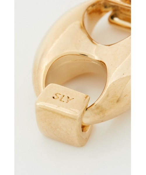 SLY(スライ)の「2HOLE P/EARRING ピアス(ピアス(両耳用)・レディース・ゴールド/シルバー・FREE)」の11枚目の写真