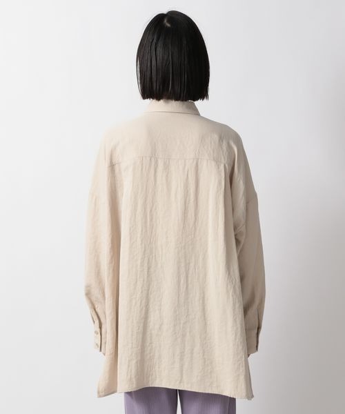 ぬっこ LOWRYS FARM（ローリーズファーム）の「オックスオーバーシャツ