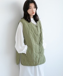 LOWRYS FARM | キルティングミドルベスト　262492(その他アウター)