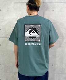 【ムラサキスポーツ別注】QUIKSILVER/クイックシルバー ペイズリー柄 バックプリントTシャツ QST221601M
