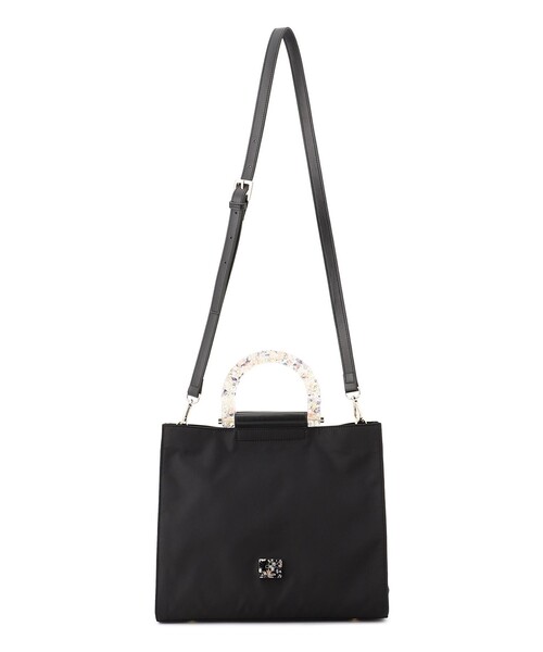 ANEVER（アンエバー）の「【MIMOSA】ナイロン トート（ショルダーバッグ・レディース・ブラック系・F）」の2枚目の写真