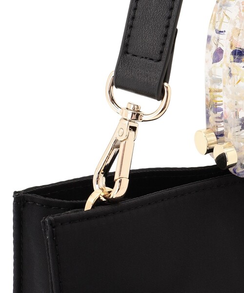ANEVER（アンエバー）の「【MIMOSA】ナイロン トート（ショルダーバッグ・レディース・ブラック系・F）」の4枚目の写真