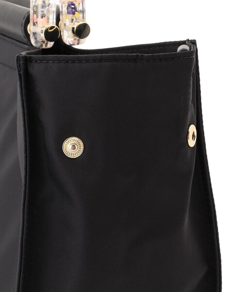 ANEVER（アンエバー）の「【MIMOSA】ナイロン トート（ショルダーバッグ・レディース・ブラック系・F）」の12枚目の写真