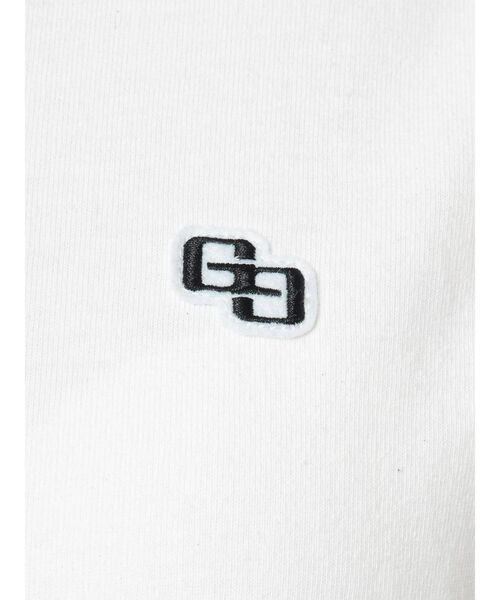 GYDA（ジェイダ）の「GGワッペンショートグラインダーロングTシャツ（Tシャツ/カットソー・レディース・チャコールグレー/オフホワイト・FREE）」の21枚目の写真