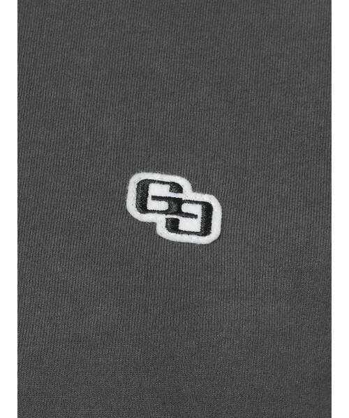 GYDA（ジェイダ）の「GGワッペンショートグラインダーロングTシャツ（Tシャツ/カットソー・レディース・チャコールグレー/オフホワイト・FREE）」の22枚目の写真