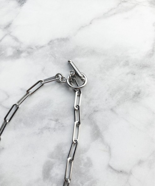 yu-ka（ユーカ）の「YU-KA : マンテルアズキチェーンネックレス（ネックレス・レディース・シルバー・FREE）」の5枚目の写真