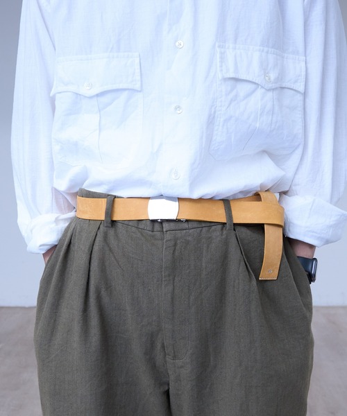 moja kwamoja（モジャクワモジャ）の「wfw GIbelt ガチャベルト（ベルト・メンズ・ブラック/ブラウン/ターコイズブルー/イエロー/ライトグリーン/ナチュラル・FREE）」の8枚目の写真