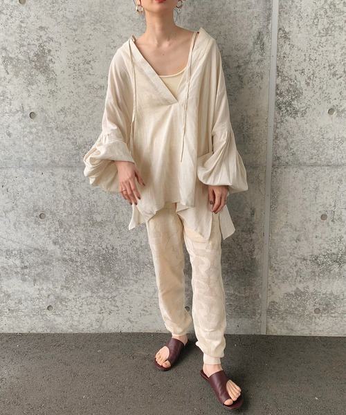 ランダムパターンサマーニットジョガーパンツ（その他パンツ）｜select