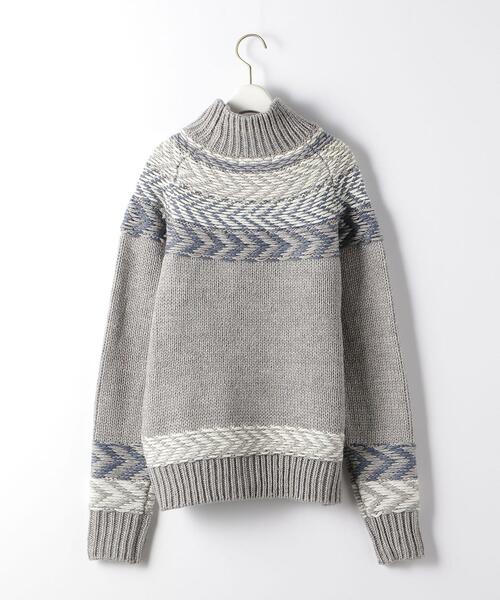 UNITED ARROWS LTD. OUTLET（ユナイテッドアローズアウトレット）の「＜A DAY IN THE LIFE＞フェアアイル ハイネックニット（ニット/セーター・レディース・ブラック・FREE）」の2枚目の写真