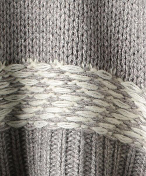 UNITED ARROWS LTD. OUTLET（ユナイテッドアローズアウトレット）の「＜A DAY IN THE LIFE＞フェアアイル ハイネックニット（ニット/セーター・レディース・ブラック・FREE）」の6枚目の写真