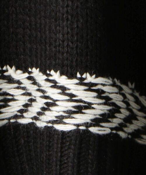 UNITED ARROWS LTD. OUTLET（ユナイテッドアローズアウトレット）の「＜A DAY IN THE LIFE＞フェアアイル ハイネックニット（ニット/セーター・レディース・ブラック・FREE）」の7枚目の写真