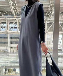 almo（アルモ）の「Vネックスリットジャンスカ(Le)（スカート・メンズ）」