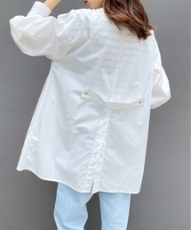 StyleSea | ベルト付きコットンブロードチュニックブラウス(シャツ/ブラウス)