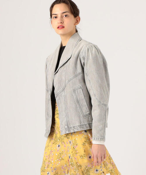 ISABEL MARANT(イザベルマラン)の「ISABEL MARANT KATIA コットン ブルゾン(デニムジャケット・レディース・ライトブルー/グレー・34)」の8枚目の写真