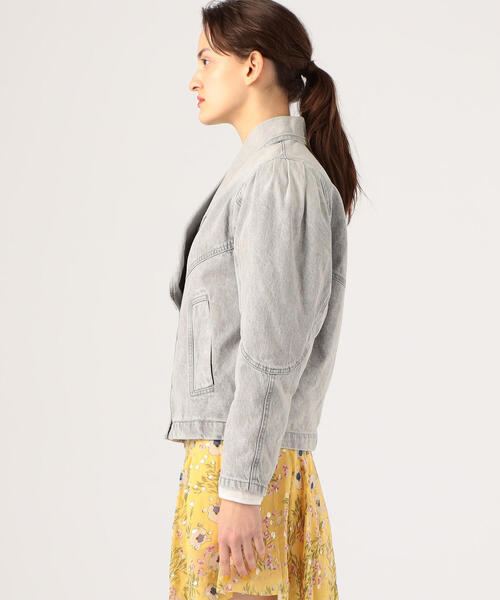 ISABEL MARANT(イザベルマラン)の「ISABEL MARANT KATIA コットン ブルゾン(デニムジャケット・レディース・ライトブルー/グレー・34)」の10枚目の写真