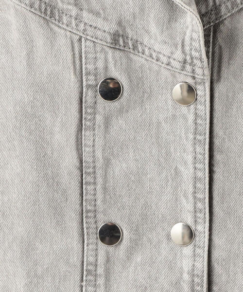 ISABEL MARANT(イザベルマラン)の「ISABEL MARANT KATIA コットン ブルゾン(デニムジャケット・レディース・ライトブルー/グレー・34)」の6枚目の写真