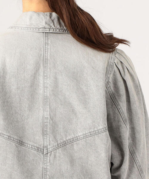 ISABEL MARANT(イザベルマラン)の「ISABEL MARANT KATIA コットン ブルゾン(デニムジャケット・レディース・ライトブルー/グレー・34)」の14枚目の写真