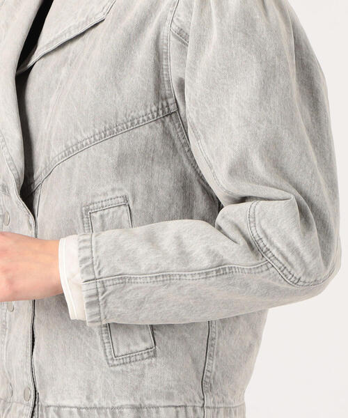 ISABEL MARANT(イザベルマラン)の「ISABEL MARANT KATIA コットン ブルゾン(デニムジャケット・レディース・ライトブルー/グレー・34)」の15枚目の写真