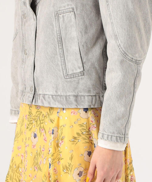 ISABEL MARANT(イザベルマラン)の「ISABEL MARANT KATIA コットン ブルゾン(デニムジャケット・レディース・ライトブルー/グレー・34)」の11枚目の写真