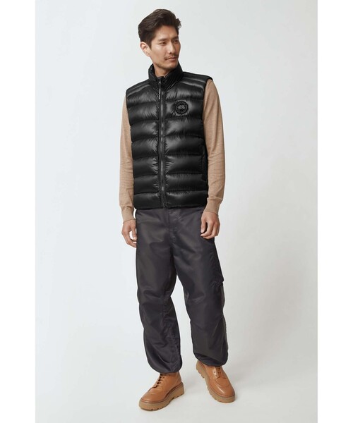 BEAUTY&YOUTH UNITED ARROWS（ビューティーアンドユースユナイテッドアローズ）の「＜CANADA GOOSE（カナダグース）＞ CROFTON VEST BD/クロフトン ベスト □□（ダウンベスト・メンズ・ネイビー/ブラック・M/S/L）」の4枚目の写真