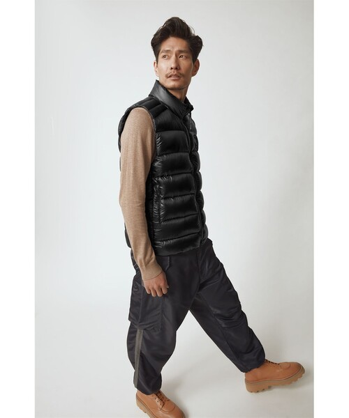 BEAUTY&YOUTH UNITED ARROWS（ビューティーアンドユースユナイテッドアローズ）の「＜CANADA GOOSE（カナダグース）＞ CROFTON VEST BD/クロフトン ベスト □□（ダウンベスト・メンズ・ネイビー/ブラック・M/S/L）」の5枚目の写真