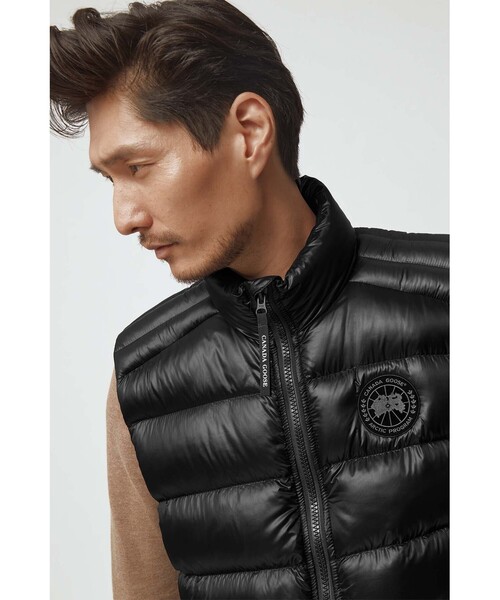 BEAUTY&YOUTH UNITED ARROWS（ビューティーアンドユースユナイテッドアローズ）の「＜CANADA GOOSE（カナダグース）＞ CROFTON VEST BD/クロフトン ベスト □□（ダウンベスト・メンズ・ネイビー/ブラック・M/S/L）」の6枚目の写真