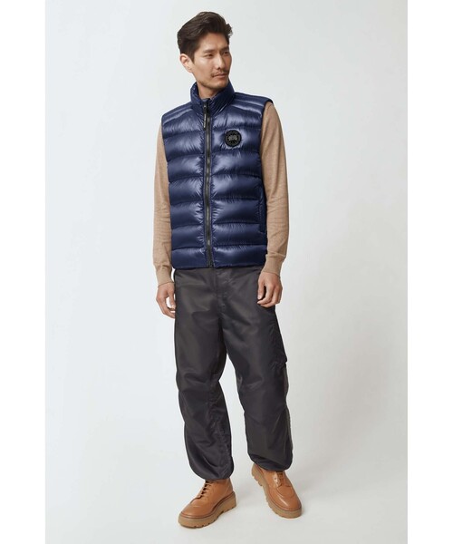 BEAUTY&YOUTH UNITED ARROWS（ビューティーアンドユースユナイテッドアローズ）の「＜CANADA GOOSE（カナダグース）＞ CROFTON VEST BD/クロフトン ベスト □□（ダウンベスト・メンズ・ネイビー/ブラック・M/S/L）」の8枚目の写真