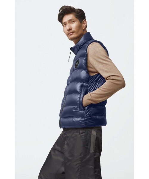 BEAUTY&YOUTH UNITED ARROWS（ビューティーアンドユースユナイテッドアローズ）の「＜CANADA GOOSE（カナダグース）＞ CROFTON VEST BD/クロフトン ベスト □□（ダウンベスト・メンズ・ネイビー/ブラック・M/S/L）」の9枚目の写真