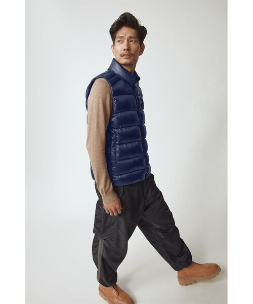 BEAUTY&YOUTH UNITED ARROWS（ビューティーアンドユースユナイテッドアローズ）の「＜CANADA GOOSE（カナダグース）＞ CROFTON VEST BD/クロフトン ベスト □□（ダウンベスト・メンズ・ネイビー/ブラック・M/S/L）」の10枚目の写真