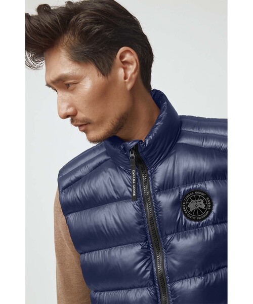 BEAUTY&YOUTH UNITED ARROWS（ビューティーアンドユースユナイテッドアローズ）の「＜CANADA GOOSE（カナダグース）＞ CROFTON VEST BD/クロフトン ベスト □□（ダウンベスト・メンズ・ネイビー/ブラック・M/S/L）」の11枚目の写真