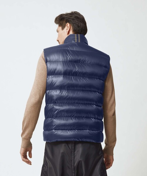 BEAUTY&YOUTH UNITED ARROWS（ビューティーアンドユースユナイテッドアローズ）の「＜CANADA GOOSE（カナダグース）＞ CROFTON VEST BD/クロフトン ベスト □□（ダウンベスト・メンズ・ネイビー/ブラック・M/S/L）」の12枚目の写真