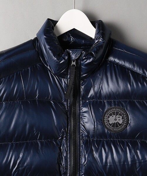 BEAUTY&YOUTH UNITED ARROWS（ビューティーアンドユースユナイテッドアローズ）の「＜CANADA GOOSE（カナダグース）＞ CROFTON VEST BD/クロフトン ベスト □□（ダウンベスト・メンズ・ネイビー/ブラック・M/S/L）」の14枚目の写真