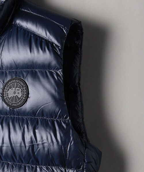 BEAUTY&YOUTH UNITED ARROWS（ビューティーアンドユースユナイテッドアローズ）の「＜CANADA GOOSE（カナダグース）＞ CROFTON VEST BD/クロフトン ベスト □□（ダウンベスト・メンズ・ネイビー/ブラック・M/S/L）」の15枚目の写真
