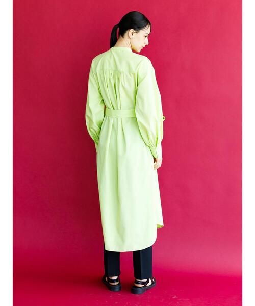 koe（コエ）の「ＴＣシャツワンピース*（ワンピース・レディース・グリーン/オレンジ/サックスブルー/オフホワイト・M）」の11枚目の写真