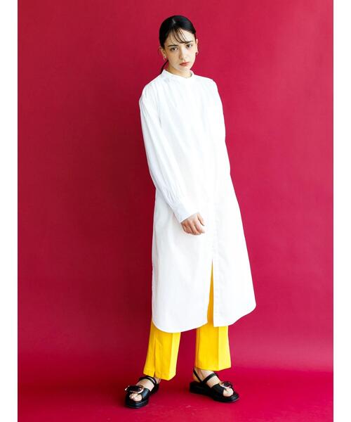 koe（コエ）の「ＴＣシャツワンピース*（ワンピース・レディース・グリーン/オレンジ/サックスブルー/オフホワイト・M）」の13枚目の写真