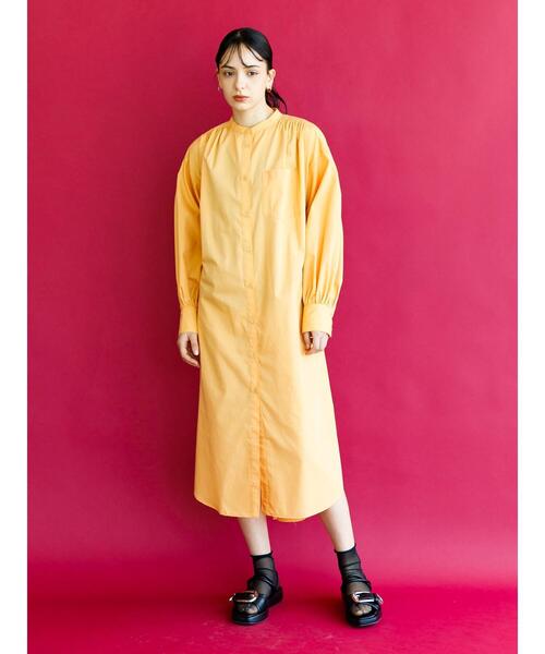 koe（コエ）の「ＴＣシャツワンピース*（ワンピース・レディース・グリーン/オレンジ/サックスブルー/オフホワイト・M）」の17枚目の写真