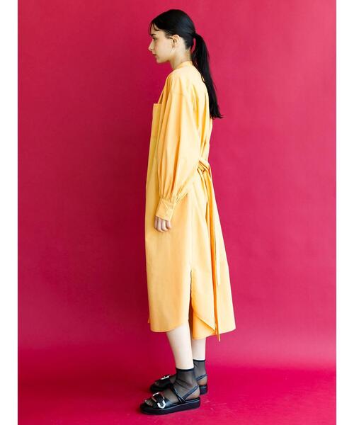 koe（コエ）の「ＴＣシャツワンピース*（ワンピース・レディース・グリーン/オレンジ/サックスブルー/オフホワイト・M）」の18枚目の写真