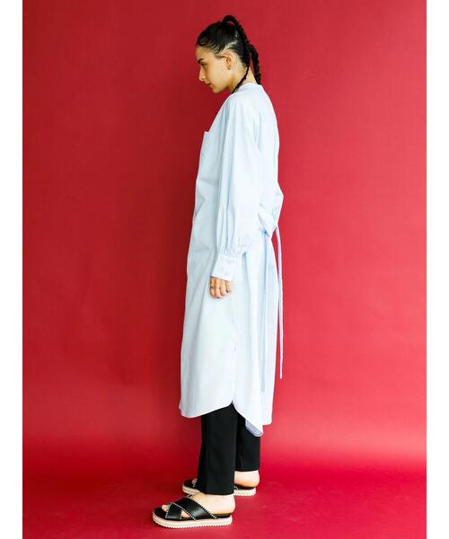 koe（コエ）の「ＴＣシャツワンピース*（ワンピース・レディース・グリーン/オレンジ/サックスブルー/オフホワイト・M）」の22枚目の写真